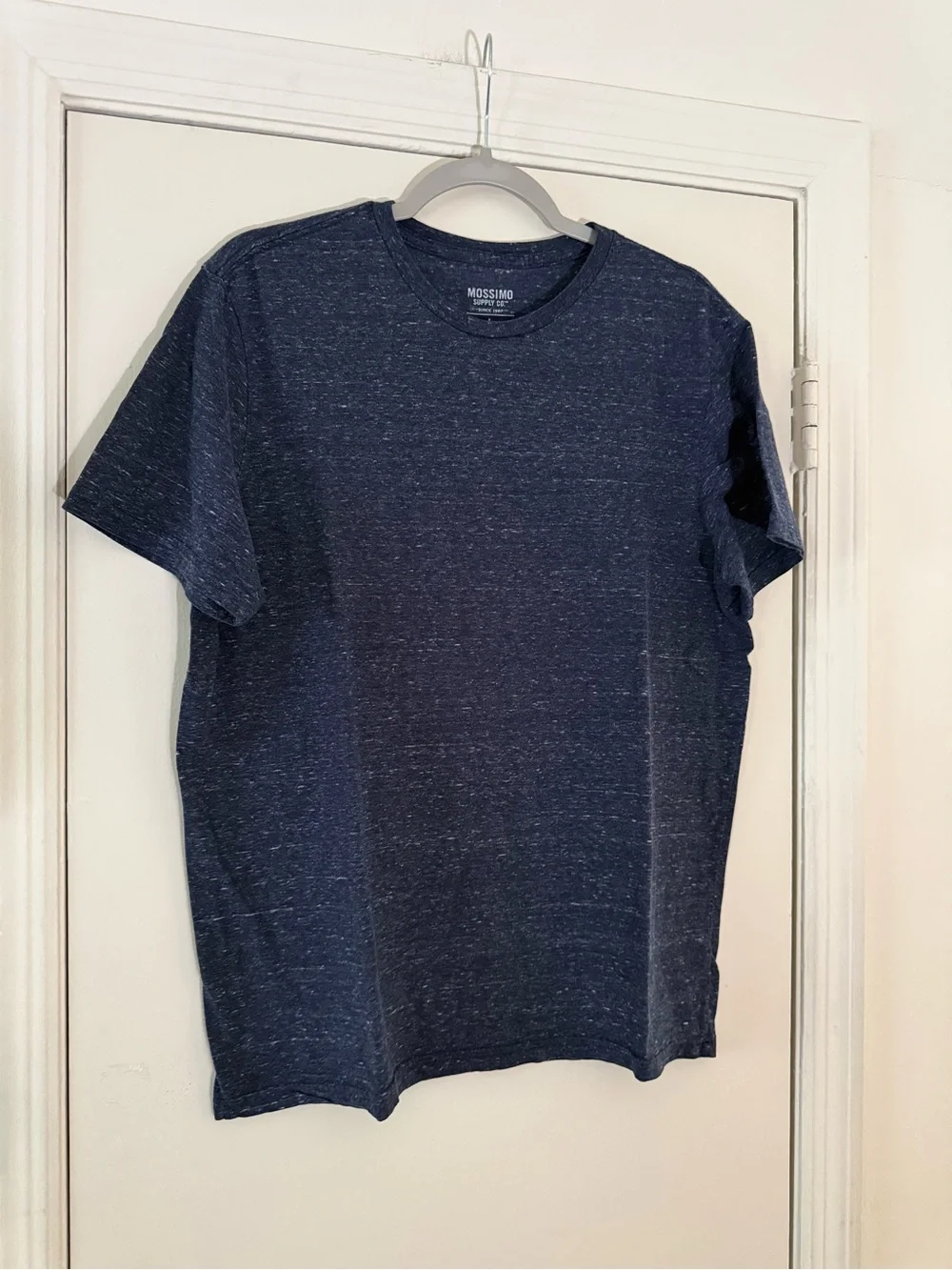 Mossimo Men's Heather Navy Short-Sleeve T-Shirt Size Large
